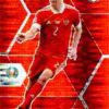 2020-21 Panini UEFA EURO 2020 Mosaic Soccer #077 Red Pulsar Mario Fernandes