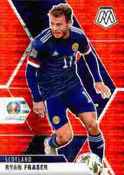 2020-21 Panini UEFA EURO 2020 Mosaic Soccer #085 Red Pulsar Ryan Fraser