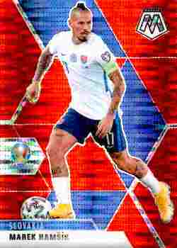 2020-21 Panini UEFA EURO 2020 Mosaic Soccer #092 Red Pulsar Marek Hamsik