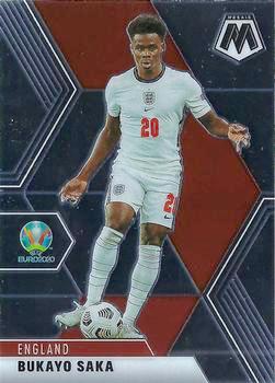 2020-21 Panini UEFA EURO 2020 Mosaic Soccer #106 Bukayo Saka