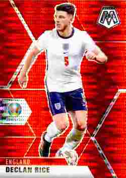 2020-21 Panini UEFA EURO 2020 Mosaic Soccer #107 Red Pulsar Declan Rice