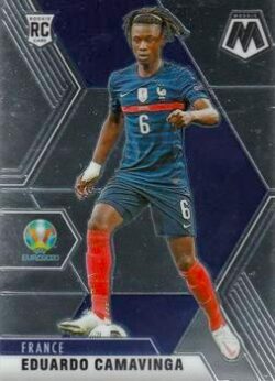 2020-21 Panini UEFA EURO 2020 Mosaic Soccer #111 Eduardo Camavinga