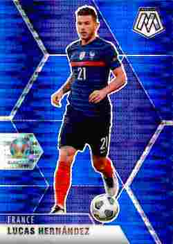 2020-21 Panini UEFA EURO 2020 Mosaic Soccer #117 Blue Pulsar Lucas Hernández