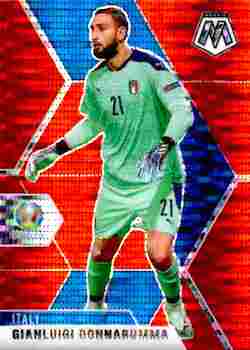 2020-21 Panini UEFA EURO 2020 Mosaic Soccer #131 Red Pulsar Gianluigi Donnarumma