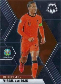 2020-21 Panini UEFA EURO 2020 Mosaic Soccer #141 Virgil van Dijk