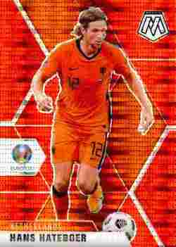 2020-21 Panini UEFA EURO 2020 Mosaic Soccer #149 Red Pulsar Hans Hateboer