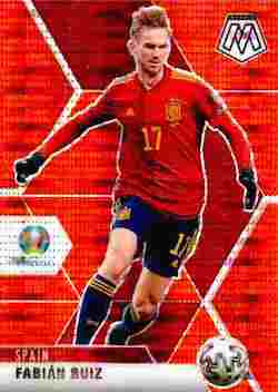 2020-21 Panini UEFA EURO 2020 Mosaic Soccer #161 Red Pulsar Fabián Ruiz