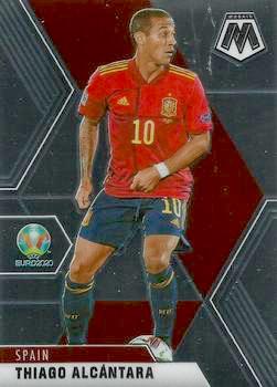 2020-21 Panini UEFA EURO 2020 Mosaic Soccer #168 Thiago Alcântara