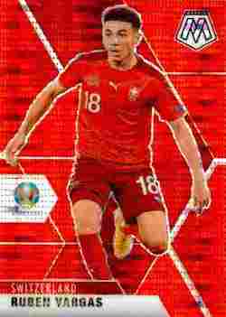 2020-21 Panini UEFA EURO 2020 Mosaic Soccer #178 Red Pulsar Ruben Vargas