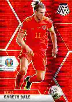 2020-21 Panini UEFA EURO 2020 Mosaic Soccer #193 Red Pulsar Gareth Bale