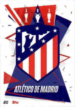 2020-21 Topps UCL Match Attax #ATL01 Atletico Madrid Club Badge