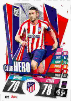 2020-21 Topps UCL Match Attax #ATL02 Koke