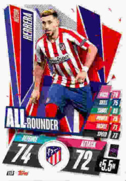 2020-21 Topps UCL Match Attax #ATL03 Hector Herrera