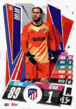 2020-21 Topps UCL Match Attax #ATL04 Jan Oblak