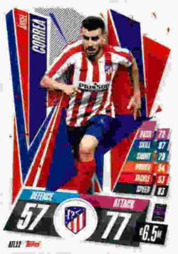 2020-21 Topps UCL Match Attax #ATL12 Angel Correa