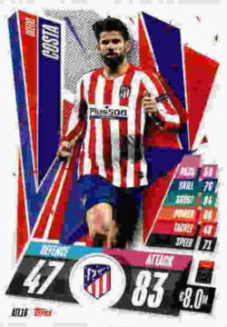 2020-21 Topps UCL Match Attax #ATL16 Diego Costa