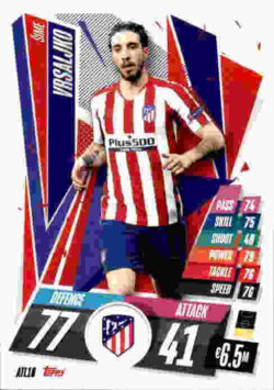 2020-21 Topps UCL Match Attax #ATL18 Sime Vrsaljko