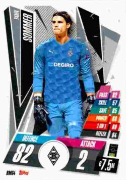 2020-21 Topps UCL Match Attax #BMG04 Yann Sommer