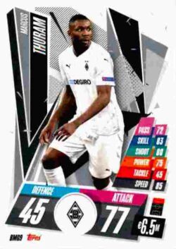 2020-21 Topps UCL Match Attax #BMG09 Marcus Thuram