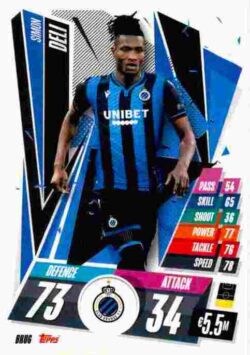 2020-21 Topps UCL Match Attax #BRU06 Simon Deli