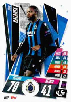 2020-21 Topps UCL Match Attax #BRU07 Eder Balanta