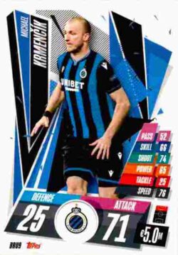 2020-21 Topps UCL Match Attax #BRU09 Michael Krmencik