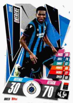 2020-21 Topps UCL Match Attax #BRU10 David Okereke