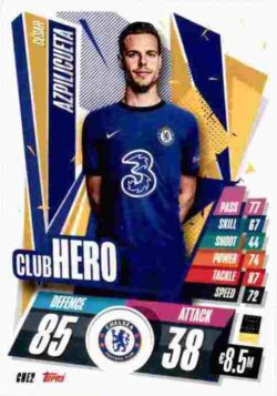 2020-21 Topps UCL Match Attax #CHE02 Cesar Azpilicueta