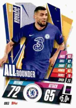 2020-21 Topps UCL Match Attax #CHE03 Mateo Kovačić