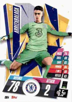 2020-21 Topps UCL Match Attax #CHE04 Kepa Arrizabalaga