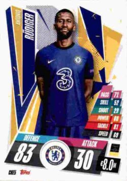 2020-21 Topps UCL Match Attax #CHE05 Antonio Rudiger