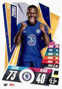 2020-21 Topps UCL Match Attax #CHE07 Kurt Zouma