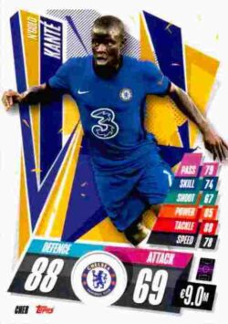 2020-21 Topps UCL Match Attax CHE08 N’Golo Kanté