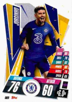 2020-21 Topps UCL Match Attax #CHE09 Jorginho