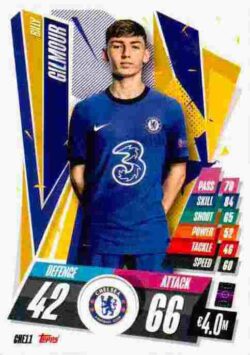 2020-21 Topps UCL Match Attax #CHE11 Billy Gilmour