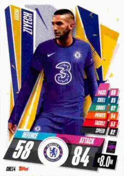 2020-21 Topps UCL Match Attax #CHE14 Hakim Ziyech