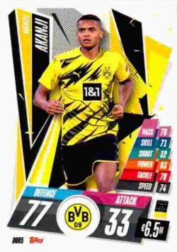 2020-21 Topps UCL Match Attax #DOR05 Manuel Akanji