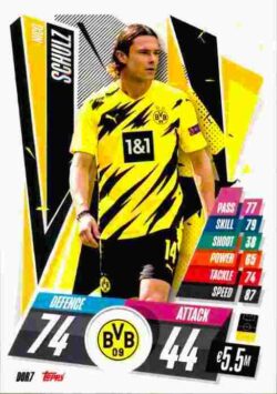 2020-21 Topps UCL Match Attax #DOR07 Nico Schulz