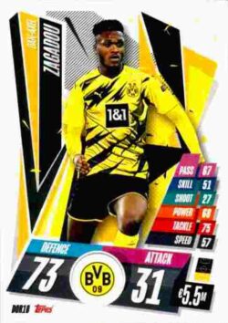 2020-21 Topps UCL Match Attax #DOR10 Dan-Axel Zagadou