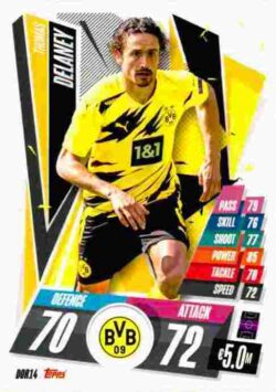 2020-21 Topps UCL Match Attax #DOR14 Thomas Delaney