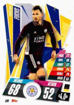 2020-21 Topps UCL Match Attax #LEI09 Christian Fuchs