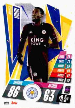 2020-21 Topps UCL Match Attax #LEI11 Wilfred Ndidi