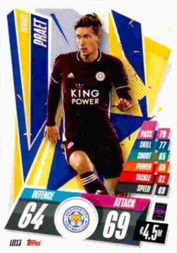 2020-21 Topps UCL Match Attax #LEI13 Dennis Praet