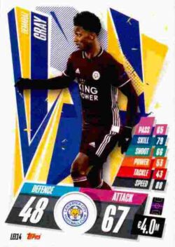 2020-21 Topps UCL Match Attax #LEI14 Demarai Gray