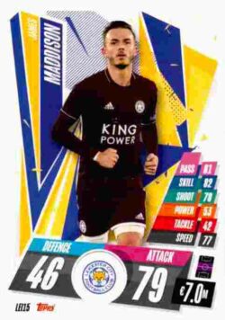 2020-21 Topps UCL Match Attax #LEI15 James Maddison