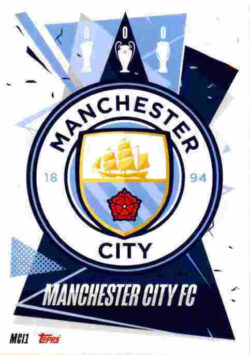 2020-21 Topps UCL Match Attax #MCI01 Manchester City Club Badge