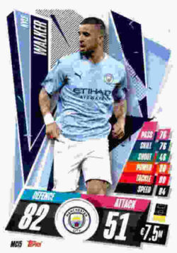 2020-21 Topps UCL Match Attax #MCI05 Kyle Walker