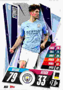 2020-21 Topps UCL Match Attax #MCI06 John Stones