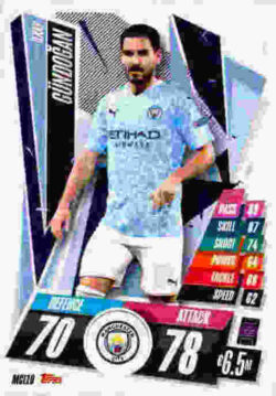 2020-21 Topps UCL Match Attax #MCI10 İlkay Gündoğan