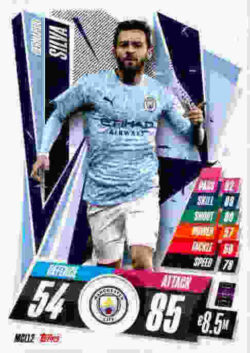 2020-21 Topps UCL Match Attax #MCI12 Bernardo Silva